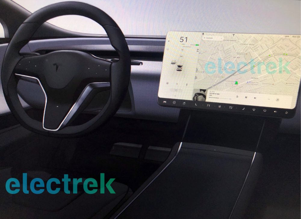 Was Haltet Ihr Vom Neuen Tesla Model S Interieur Design